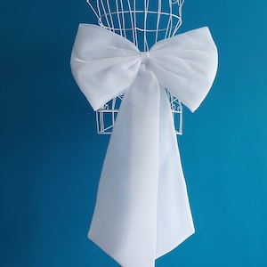 Organza bow detachable, Removable Organza bow, Wedding dress bow, Ivory bow, Organza Bow, Bespoke/Made to Order