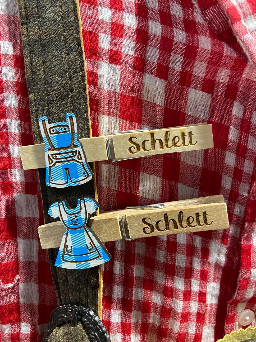 Oktoberfest Magnet Charms - Dirndl & Lederhose Souvenir Aus Deutschland