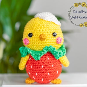 PDF amigurumi chicken pattern: Chicken crochet pattern, Crochet chicken pattern, Animal pattern, chick crochet pattern, Pdf crochet pattern