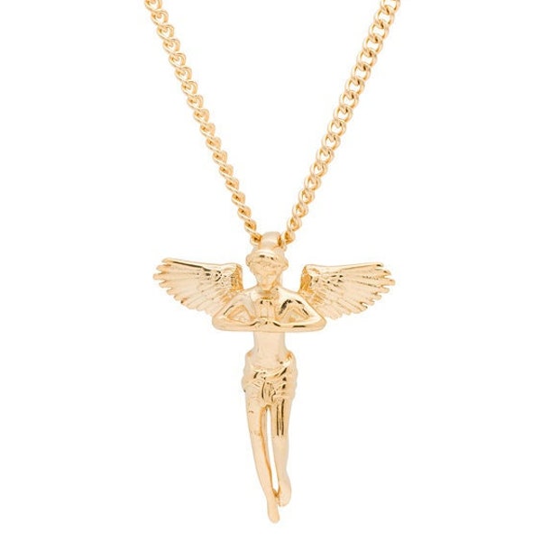 Schutzengel-Anhänger und Halskette aus 18K Gold - Ein Symbol der Liebe, des Schutzes und des Glaubens