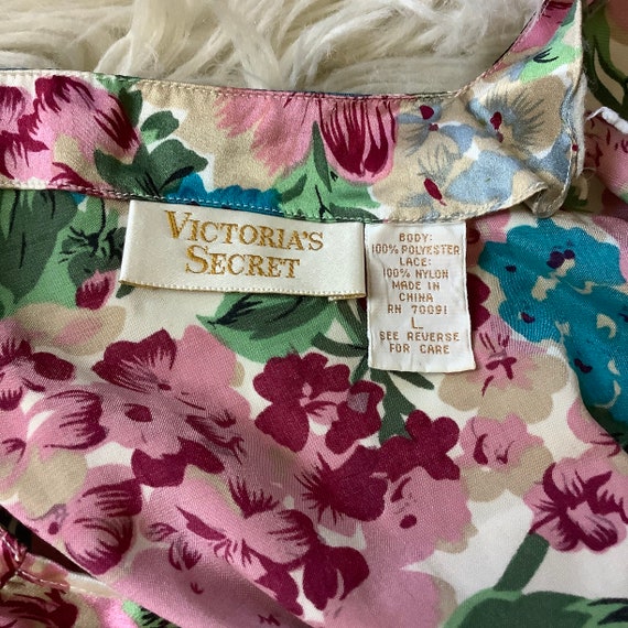 Vintage Victoria’s secret floral & lace spaghetti… - image 8