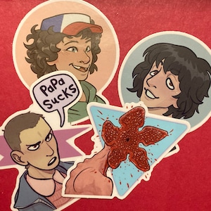 Stranger Sticker set, singles