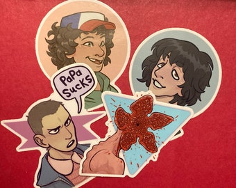 Stranger Sticker set, singles