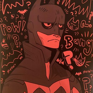 Patty-Batty, B-grade, original art print, 8x10, fanart print