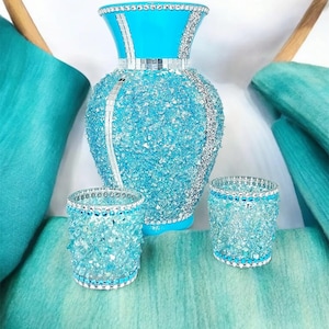 Teal Votive Candle Holders | Teal Candle Holders | Votive Candle Holders | Glass Candle Holder