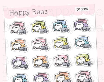 Catnap Doodles - Cute Sleep Rest Planner Stickers D10685