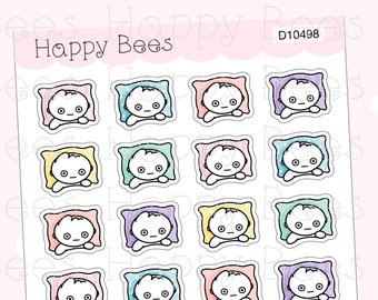 Can&#39;t Sleep Doodles - Cute Insomnia Planner Stickers D10498