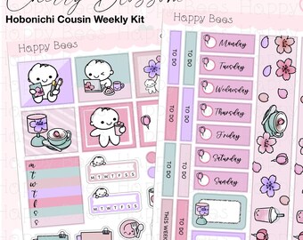 Cherry Blossom - Hobonichi Cousin Weekly Planner Sticker Kit CW10020