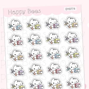 Craft Time Doodles - Cute Journaling Planning Planner Stickers D10774