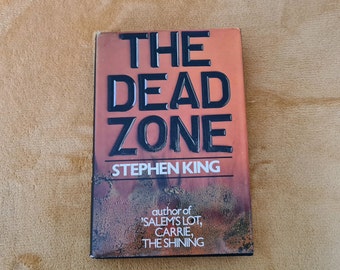 Vintage Book The Dead Zone by Stephen King Hardback 1st Edition 1979 with Dust Jacket