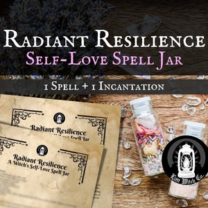 Spell Jar to Increase Self Love and Confidence Witch Spell Jar for Increased Confidence Printable Book Pages for Spell Jar Instructions PDF