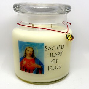 Sacred Heart of Jesus | Red String Bracelet | Very Vanilla | 22oz.