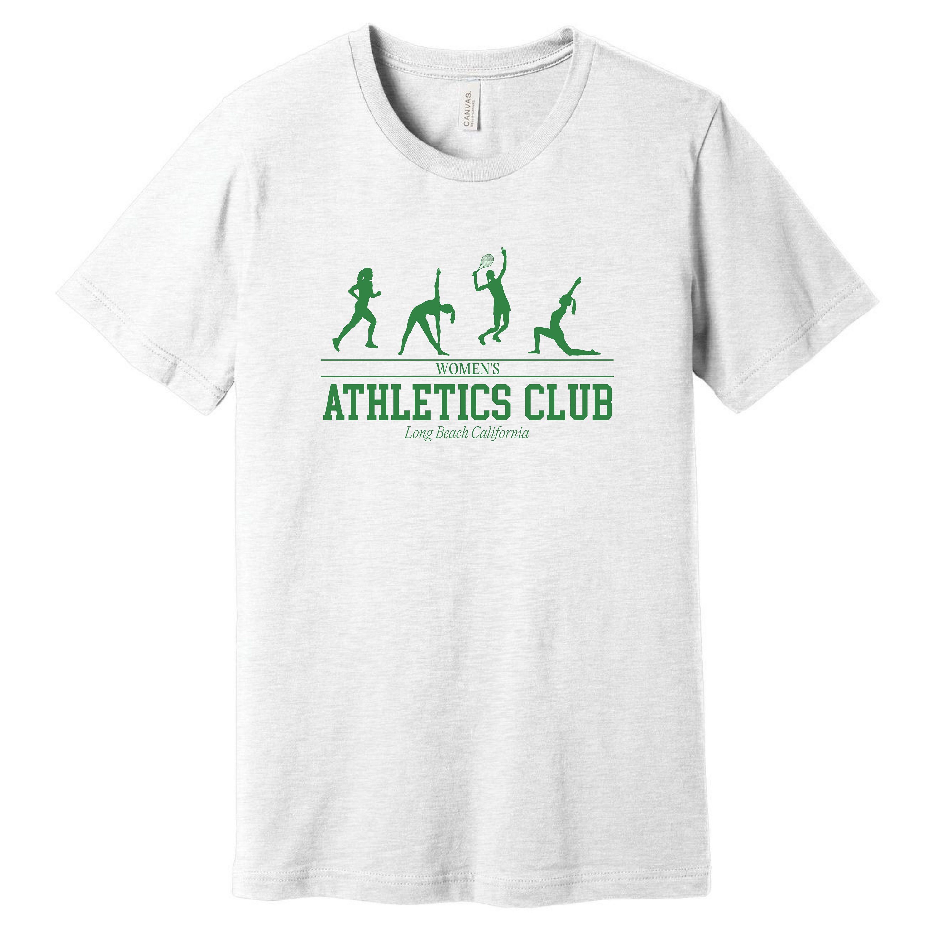 WOMEN'S ATHLETIC CLUB Tshirt Super Soft 100 Cotton Etsy