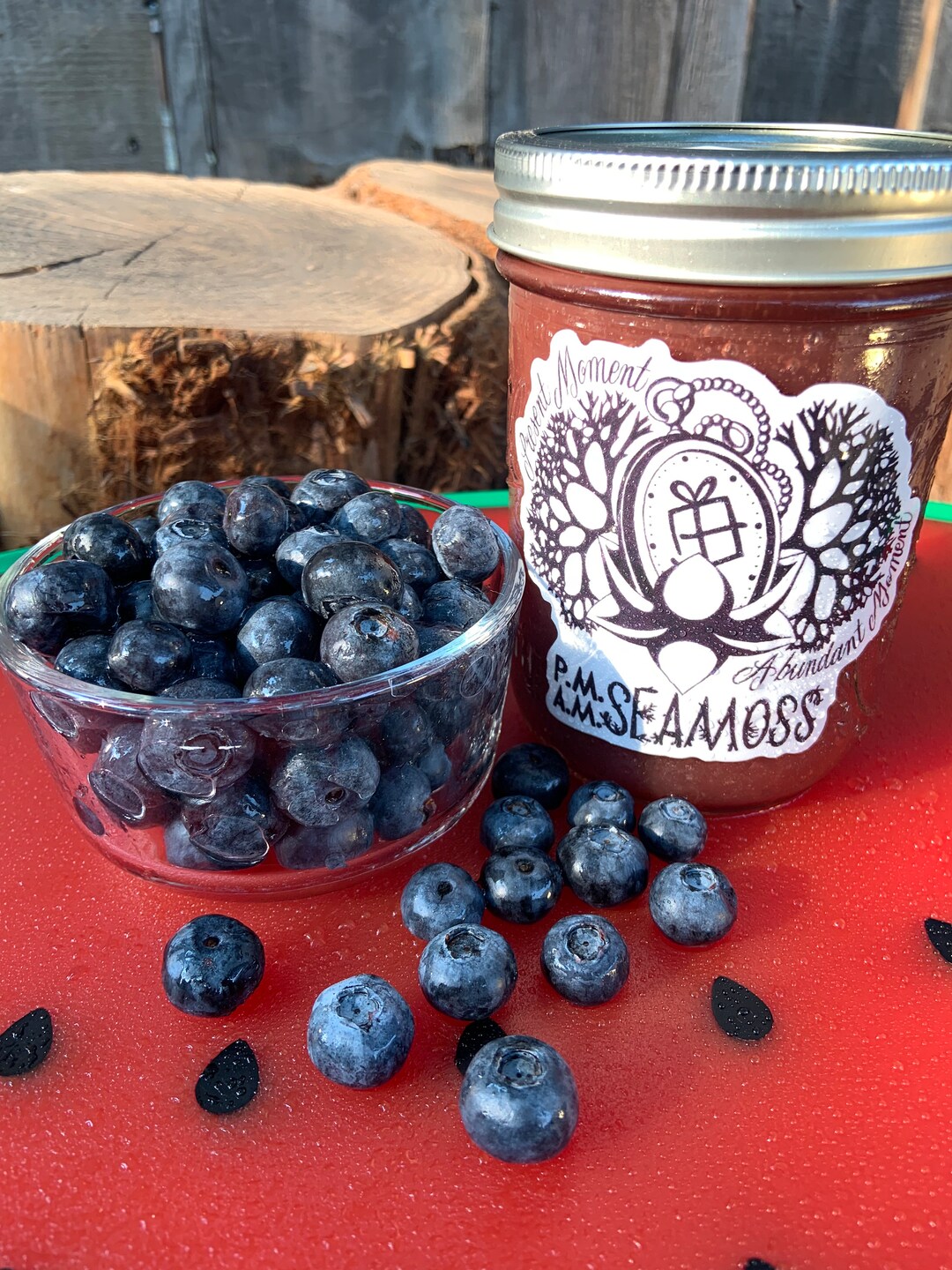 Blueberry Sea Moss Gel Etsy