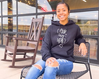 18500 Mockup | Black 18500 | Black Hoodie Model | Black Gildan Hoodie Mockup | Black Hoodie model mockup | Black Hoodie | G18500 Mockup