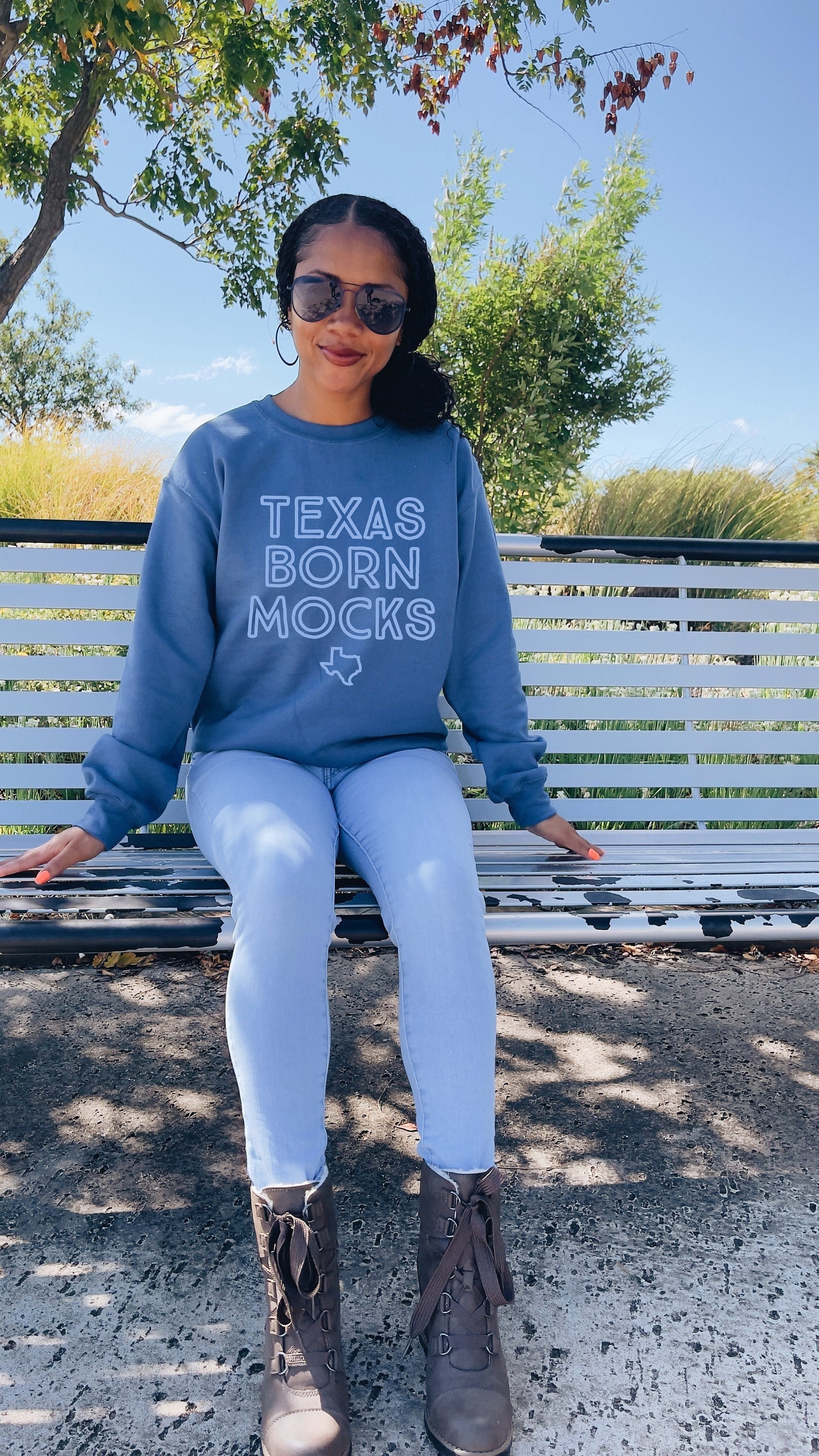 Indigo Blue Gildan Sweatshirt
