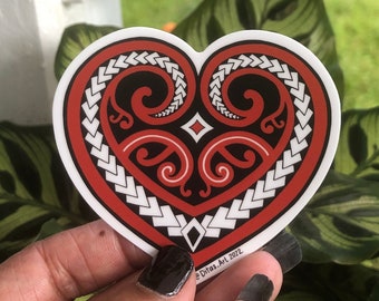 Indigenous filipina filipino Philippines sticker heart tattoo