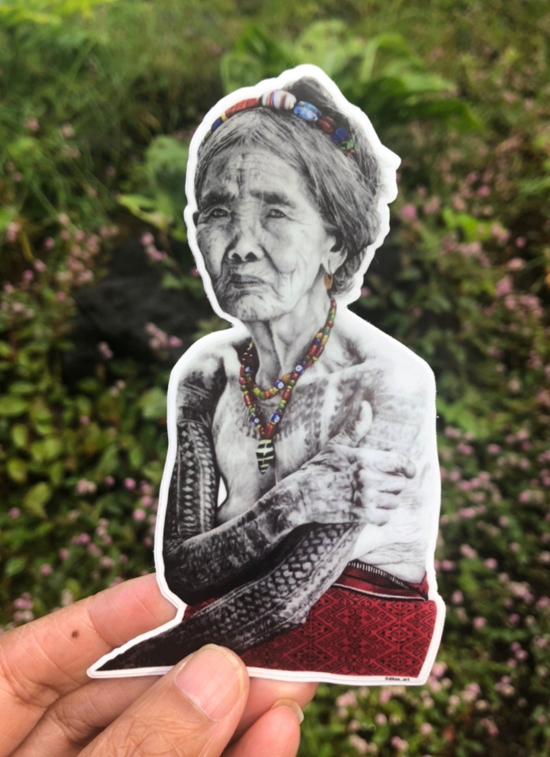 Whang-od Last Mambabatok Tattoo Artist of the Philippines STICKER