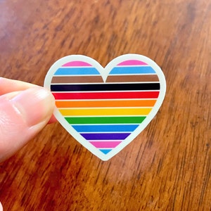 Hianjoo Gay Pride Window Stickers, 8 Sheets Pride Month Window Clings  Rainbow Heart Love is Love Sup…See more Hianjoo Gay Pride Window Stickers,  8