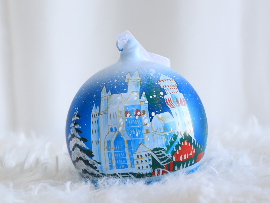 Hand Painted,glass Christmas Tree Balls, Decor Hanging Ball for Christmas Treechristmas Ornament