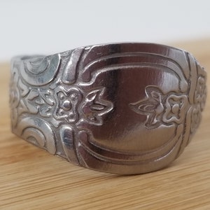 Spoon Ring, Size 13, Vintage Style, Handmade Ring, Stainless Steel, Style 2