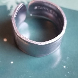 Spoon Ring, Size 11.5, Vintage Style, Handmade Ring, Stainless Steel, Style 29