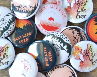 JW Pins - Buttons for Jehovah's Witnesses - Best Life Ever - Gifts for Baptism, Meeting, Regional Convention, Pioneer School, Field Ministry