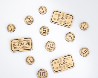 アクリルトークンセット - TCG ダメージカウンター ベースセット