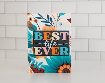 Regalo de los testigos de Jehová, diario, cuaderno para reuniones, asambleas, convenciones, ministerio del campo / Regalo de bautismo de los testigos de Jehová / La mejor vida de todas las flores