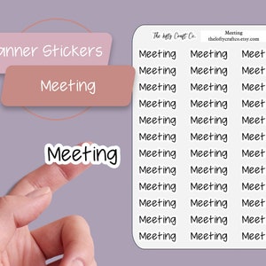 JW Planner Stickers, Meeting - Cute Gifts for Jehovah&#39;s Witnesses - Pioneer, Service, Regional Convention, Memorial, Field Ministry