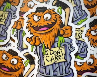 GRITTY The GROUCH Sticker / Gritty Sticker