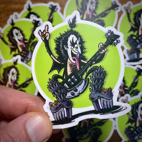 KISS Sticker / Gene Simmons Sticker