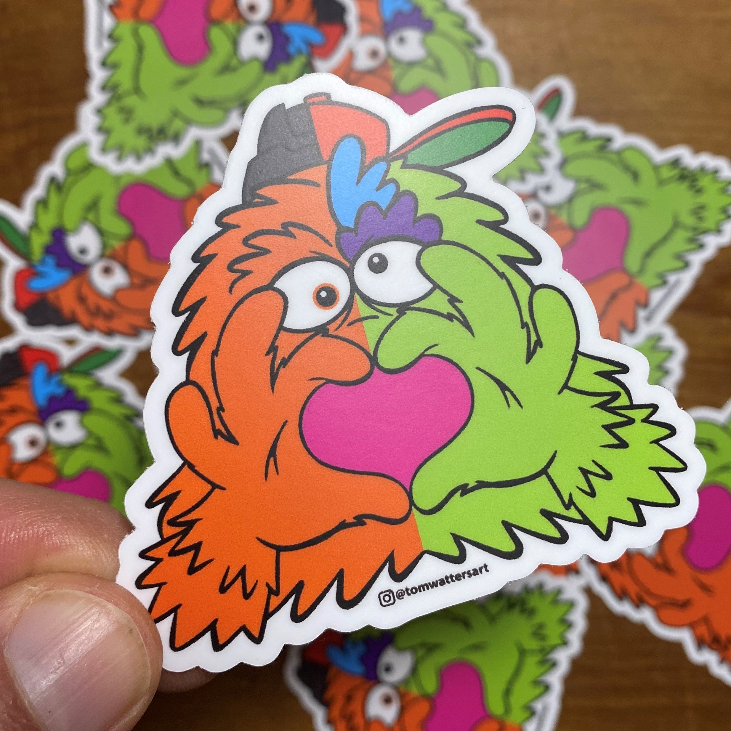 GRITTNATIC Gritty Sticker Phanatic Sticker Australia