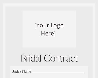 Editable Bridal Makeup Contract