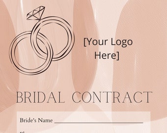 Editable Bridal Makeup Contract