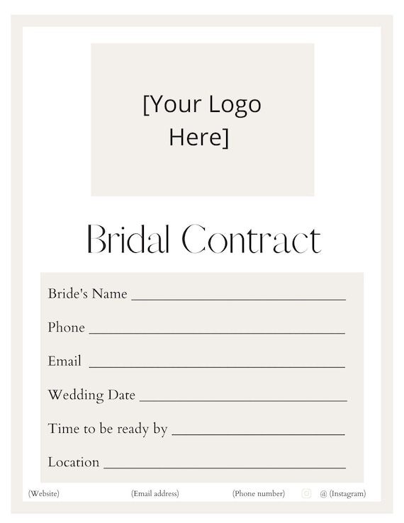 Makeup Artist Contract Template Free