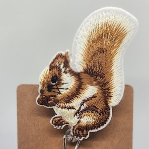 Squirrel Badge Reel