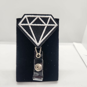 Badge Reel- Black Diamond