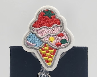 Badgehaspel ijshoorntje