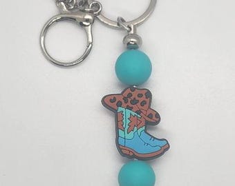 Cowgirl Boot Keychain