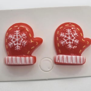 Orecchini a bottone Mittens
