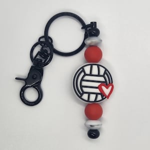 Personalisierter Beachvolleyball Schlüsselanhänger