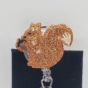 Squirrel Badge Reel