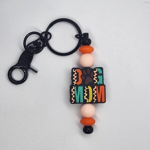 Custom Dog Mom Keychain