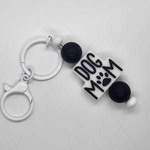 Custom Dog Mom Keychain