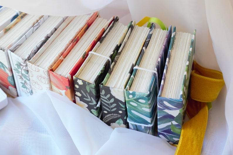 Custom Hardcover Watercolor Mini Sketchbook Mix Media Etsy