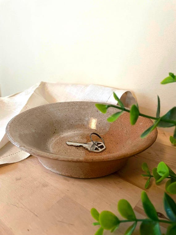 Handmade Ceramic Trinket Dish: Studio Pottery Bowl