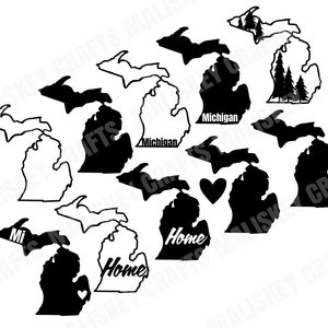 Michigan SVG File Download