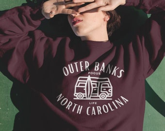 Outer Banks Sweatshirt, Pogue Life, OBX Sweater, Outer Banks Gift, North Carolina Sweatshirt, JohnB Sweatshirt, Vintage Retro Style Fun Gift