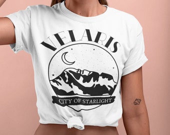 Velaris The City of Starlight T-Shirt, Sarah J Maas, ACOTAR T-Shirt, Rhysand Fangirl Gift, Vintage Retro Style, ACOSF